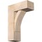 Ekena Millwork Thorton Block Smooth Bracket w/ Offset Brace, Douglas Fir, 7 1/2"W x 18"D x 26"H BKT0806X18X26THR05SDF - alternate 1